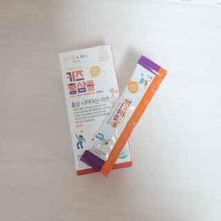 베거스코리아 [콜리케어] 키즈 홍삼콜리 딸기맛 14포 — 5점을 준 리뷰어가 2021년 5월 올린 사용 사진