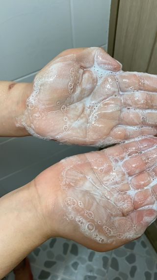 블랙페블 남성청결제 올인원 바디워시 클린 웨이브 — 5점을 준 리뷰어가 2021년 5월 올린 사용 사진