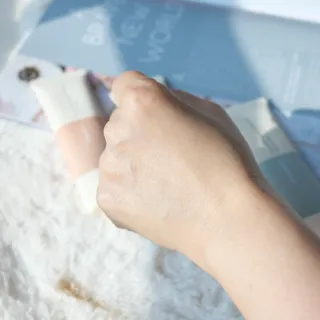 [후르디아] 끈적임 없는 착한성분 비건  핸드크림 3종 — 5점을 준 리뷰어가 2023년 1월 올린 사용 사진