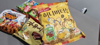 해태제과 2022 호랑이 스낵 5종 세트 — 5점을 준 리뷰어가 2022년 1월 올린 사용 사진