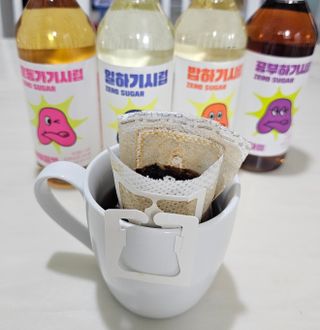 서브큐 큐원 제로슈가 카페시럽 4종(스위트/바닐라/헤이즐넛/카라멜) — 5점을 준 리뷰어가 2023년 12월 올린 사용 사진