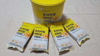 서울약사신협 프리미엄비타민C1000_2.5G x 100포 — 5점을 준 리뷰어가 2021년 1월 올린 사용 사진