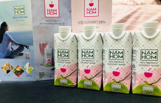 남홈 코코넛워터 주스 100퍼센트 — 5점을 준 리뷰어가 2021년 4월 올린 사용 사진