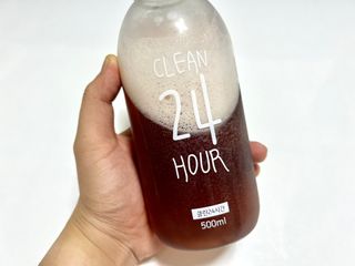 클린24시간 1BOX(5포) + 전용보틀(500ml) — 5점을 준 리뷰어가 2022년 8월 올린 사용 사진
