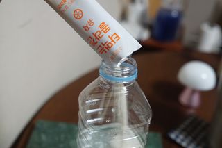 [음료수 대신 가능!]  빠르게 흡수되는 아임오 타먹는 콜라겐 1박스 — 5점을 준 리뷰어가 2023년 4월 올린 사용 사진