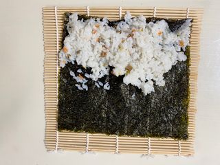 해풀잎 누구나 김밥*1ea [(혼합야채 35g *1ea,  김밥김 (5g, 5ea),  양념간장 (6g, 5ea), 참기름(5g, 2ea)] — 1점을 준 리뷰어가 2022년 7월 올린 사용 사진