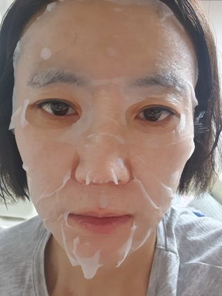 [멀블리스데일리] 멀블리스 인텐스 퀵 데일리 마스크 1팩 30매 — 5점을 준 리뷰어가 2022년 12월 올린 사용 사진