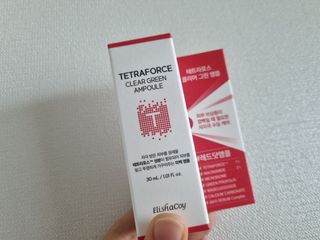 엘리샤코이 테트라포스 클리어 그린 앰플 — 4점을 준 리뷰어가 2021년 5월 올린 사용 사진