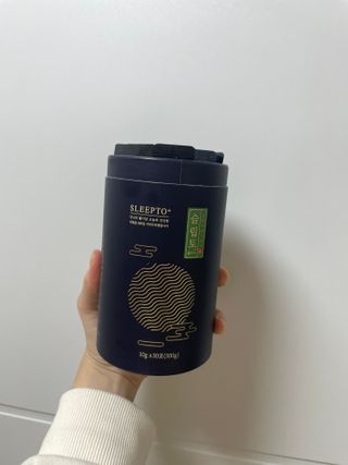 프리마인 자체 기업부설 연구소에서 찾아낸 건강한 수면의 비밀.  슬립토 플러스 30포 — 4점을 준 리뷰어가 2021년 11월 올린 사용 사진