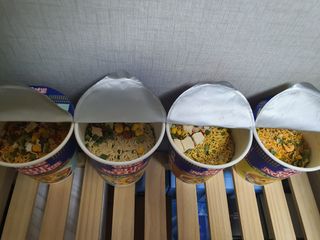 NISSIN 닛신 컵누들  4종 - 씨푸드오리지날, 씨푸드 스파이시, 씨푸드 커리, 씨푸드 XO소스 — 5점을 준 리뷰어가 2022년 4월 올린 사용 사진