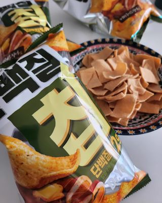 맛있게 채우는 단백질 12g, 닥터유 단백질칩 — 5점을 준 리뷰어가 2023년 12월 올린 사용 사진