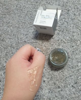 [NEW_버진팜스 푸딩수딩] 투명 푸딩젤이 선사하는 빠른 진정과 깨끗한 피부결 정돈 — 5점을 준 리뷰어가 2021년 10월 올린 사용 사진