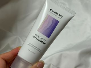 바노바기 코스메틱 바노바기 밀크 씨슬 리페어 세럼 30ml & 크림 50ml — 5점을 준 리뷰어가 2024년 6월 올린 사용 사진