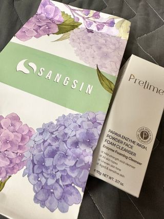 프리타임1 프리타임 파파야 엔자임 워시, 파우더 페이스 폼 클렌저 — 5점을 준 리뷰어가 2023년 4월 올린 사용 사진