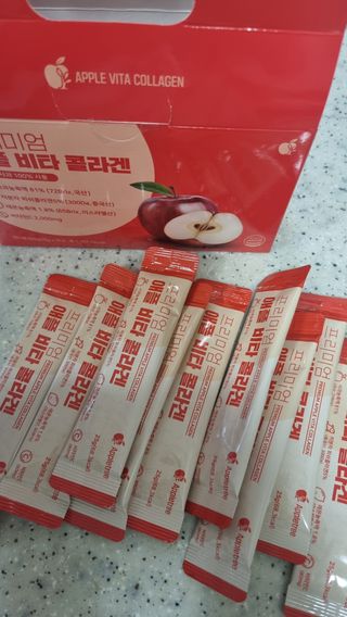 소담스퀘어 상암 [애플트리] 프리미엄 애플 비타 콜라겐 — 5점을 준 리뷰어가 2022년 12월 올린 사용 사진
