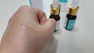 랑팡 EGF+FGF 10ppm 리포좀 앰플 원액 10ml — 4점을 준 리뷰어가 2021년 11월 올린 사용 사진