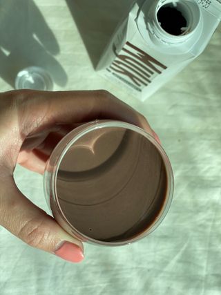 이너프 뮐크 초콜릿맛 — 5점을 준 리뷰어가 2022년 10월 올린 사용 사진