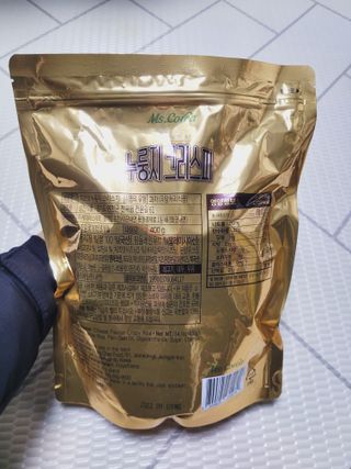 미즈꼬레아 치즈맛 누룽지크리스피 — 5점을 준 리뷰어가 2022년 2월 올린 사용 사진