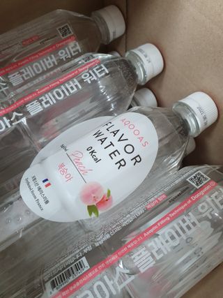 아쿠아스 플레이버워터 [아쿠아스] 제로칼로리 플레이버워터 복숭아/청포도 1BOX 20개입 — 5점을 준 리뷰어가 2021년 4월 올린 사용 사진