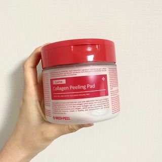 메디필 레드 락토 콜라겐 필링패드 — 4.5점을 준 리뷰어가 2021년 3월 올린 사용 사진