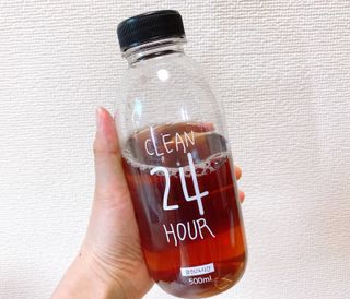 클린24시간 1BOX(5포) + 전용보틀(500ml) — 5점을 준 리뷰어가 2022년 8월 올린 사용 사진