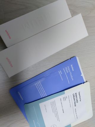 화이트리 채움 베리어 로션, 베리어 크림 세트 — 5점을 준 리뷰어가 2021년 2월 올린 사용 사진