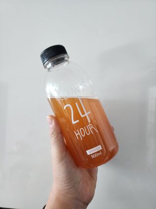 클린24시간 레드박스 1BOX(5포) + 전용보틀(500ml) — 5점을 준 리뷰어가 2024년 1월 올린 사용 사진