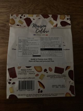 [메종콜리브리] 프랑스 마들렌 메종콜리브리 초콜릿 마들렌 2팩 — 5점을 준 리뷰어가 2022년 2월 올린 사용 사진