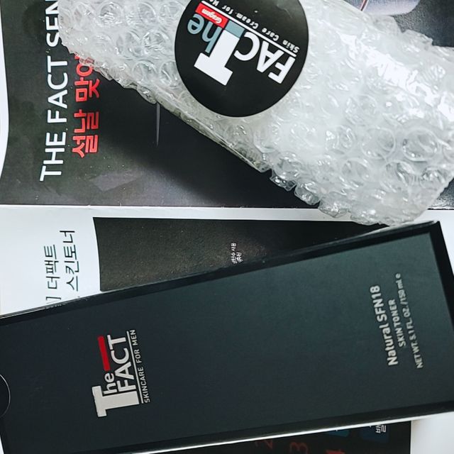 [5 IN 1] 더 팩트 내추럴 에스에프엔 에이틴 스킨토너 리뷰 사진