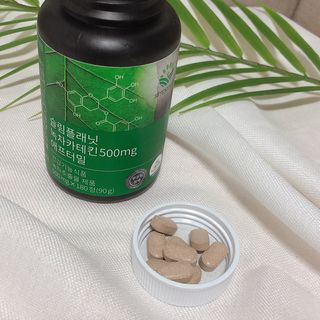 슬림플래닛 녹차카테킨 500mg 애프터밀 — 5점을 준 리뷰어가 2021년 7월 올린 사용 사진