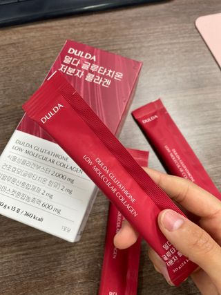 [덜다] 글루타치온 저분자 콜라겐 (20g x 15포) — 5점을 준 리뷰어가 2023년 7월 올린 사용 사진