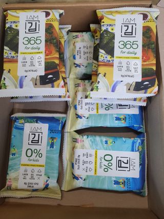 아이엠김  0 5봉, 365s 5봉, 365L1봉 — 5점을 준 리뷰어가 2021년 9월 올린 사용 사진