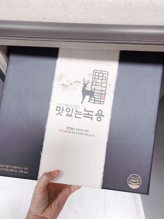 [몸엔용] 과일을 넣어 국산녹용을 맛있게 60ml x 30포 — 5점을 준 리뷰어가 2021년 6월 올린 사용 사진