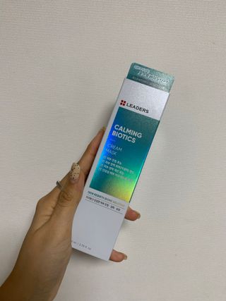 리더스코스메틱 리더스 카밍 바이오틱스 크림 마스크 — 5점을 준 리뷰어가 2021년 4월 올린 사용 사진