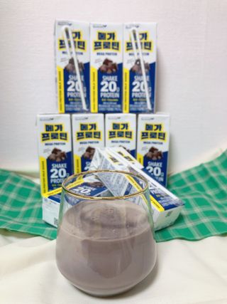 바디랩 프로틴음료 단백질쉐이크 메가프로틴 — 5점을 준 리뷰어가 2022년 4월 올린 사용 사진