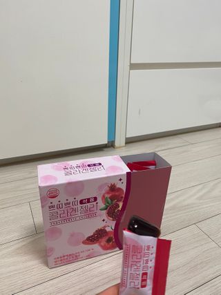 헬스업_쁘띠쁘띠석류콜라겐젤리_20g x 14포 — 5점을 준 리뷰어가 2021년 1월 올린 사용 사진