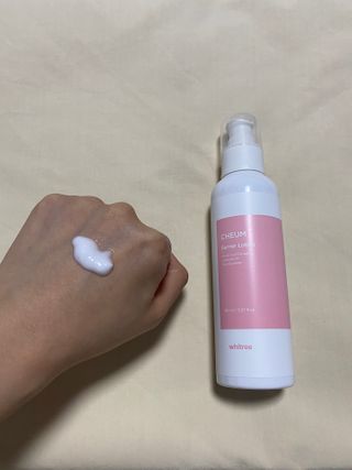 화이트리 채움 베리어 로션, 베리어 크림 세트 — 4.5점을 준 리뷰어가 2021년 2월 올린 사용 사진
