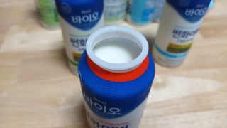 LIVE 매일바이오 썬화이버 드링킹 요거트 — 5점을 준 리뷰어가 2022년 8월 올린 사용 사진