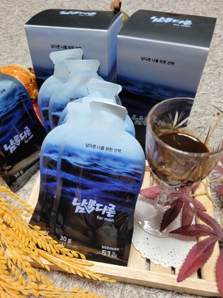 [남男다른] 남성건강 활력증진 혼합음료 홍상발효농축액 10포 x 2개 = 총20포 — 5점을 준 리뷰어가 2021년 9월 올린 사용 사진