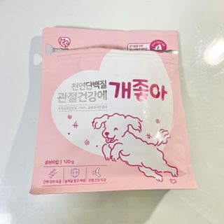 My Pet Care 천연단백질 관절건강에 개좋아 — 5점을 준 리뷰어가 2021년 1월 올린 사용 사진