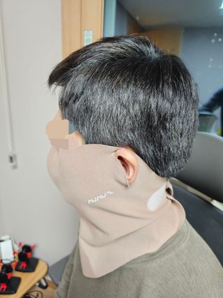 [AVAVE] 어베이브 올인원히트 스포츠 골프 방한 넥워머 마스크 — 5점을 준 리뷰어가 2024년 1월 올린 사용 사진