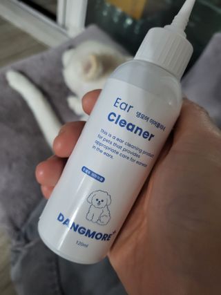 [댕모어 클리너 3종] 아이클리너 / 이어클리너 / 덴탈클리너 3종 세트 (120ml) — 5점을 준 리뷰어가 2023년 9월 올린 사용 사진