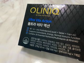 올리닉 울트라비타액션 — 5점을 준 리뷰어가 2021년 10월 올린 사용 사진