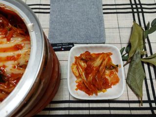 셰프애찬 알배기 겉절이 김치 1kg — 5점을 준 리뷰어가 2022년 11월 올린 사용 사진