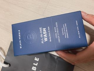 블랙페블 올인원 워시 쿨 웨이브 500ml — 5점을 준 리뷰어가 2021년 5월 올린 사용 사진