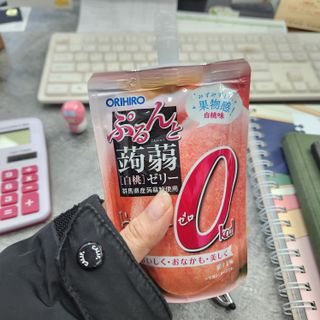 ORIHIRO 오리히로 곤약젤리 제로칼로리 130g 4종 4팩(맛별로 1팩씩) — 5점을 준 리뷰어가 2023년 1월 올린 사용 사진