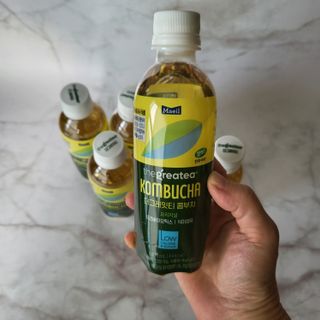 더그레잇티 콤부차 [매일유업] 더그레잇티 44kcal 콤부차 300ml *12개입 (오리지널 6개+베리리치 6개) — 5점을 준 리뷰어가 2023년 7월 올린 사용 사진