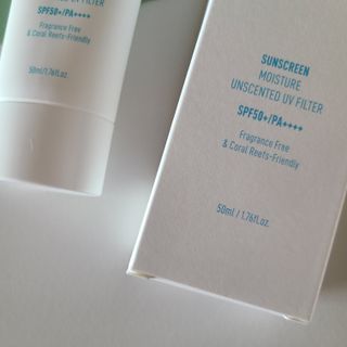 엠디스픽 무향자차 수분 선크림 PSF50+ PA++++ 50ml — 4점을 준 리뷰어가 2023년 3월 올린 사용 사진