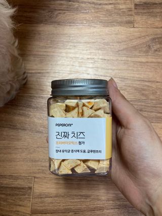 페페로니 진짜 프리바이오틱스 치즈+치즈고구마 180g+180g — 5점을 준 리뷰어가 2021년 7월 올린 사용 사진