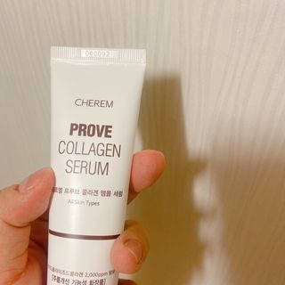 체르엠  프루브 콜라겐 앰플세럼 60ml 1병 — 3.5점을 준 리뷰어가 2022년 3월 올린 사용 사진